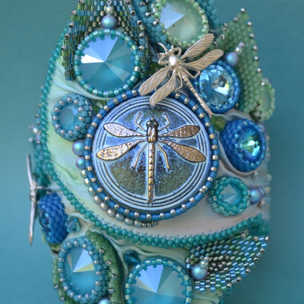 Dragonfly Beaded Bracelet Etsy