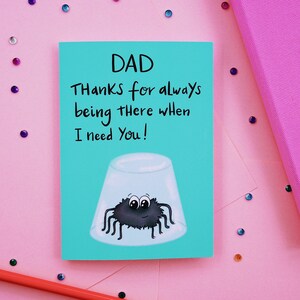 Spider Father’s Day Dad carte drôle