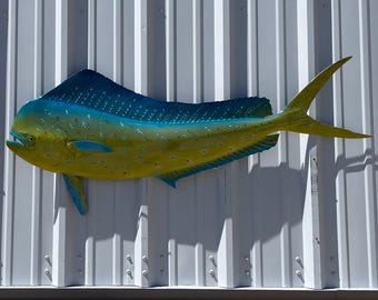 Bull Dolphin (Dorado, Mahi Mahi) Fish Mount - 53 Inches - Half Mount