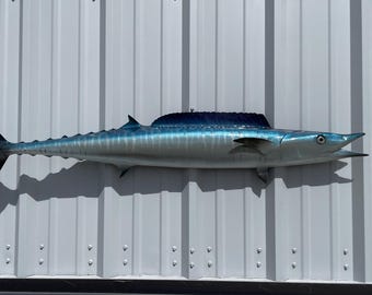 Wahoo Fish Mount - 53 Inches - Half Mount