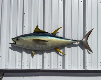 Yellowfin Tuna Fish Mount - 46 Inches - Half Mount