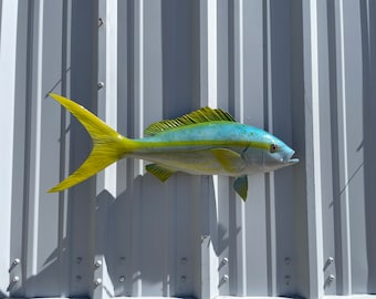 Yellowtail Snapper Fish Mount - 27 Inches - Half Mount