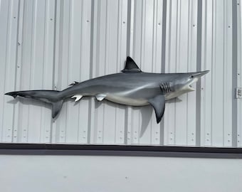 Realistic Blacktip Shark - 62 Inches - Half Sided Replica