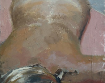 artprint d'une peinture avec un modèle féminin