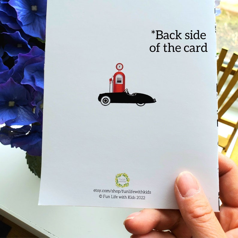 Printable Happy Birthday Card for the Car Lover, 5x7 Happy Birthday ...