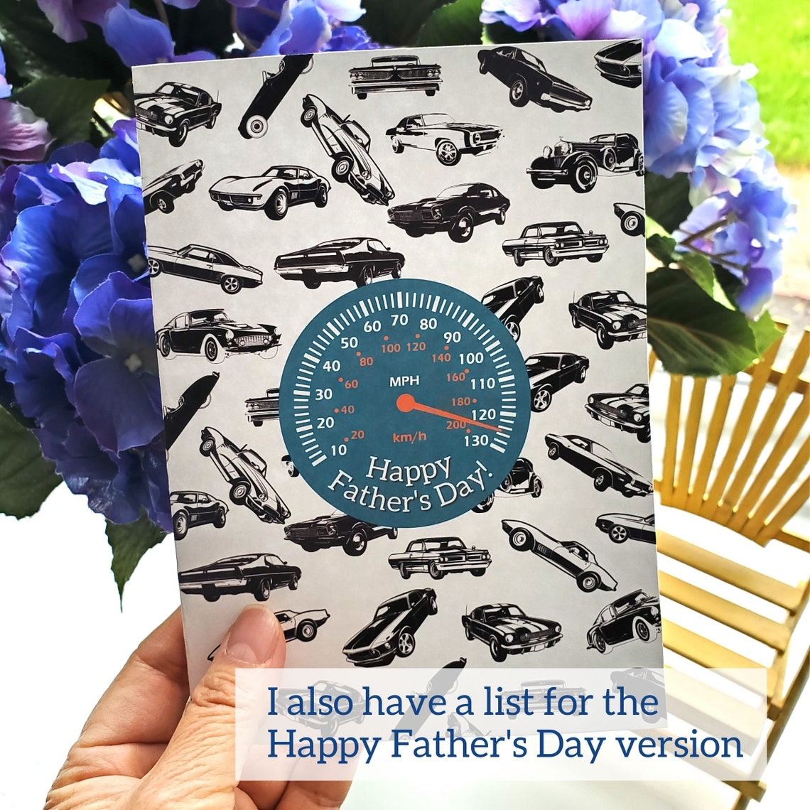 Printable Happy Birthday Card for the Car Lover 5x7 Happy | Etsy