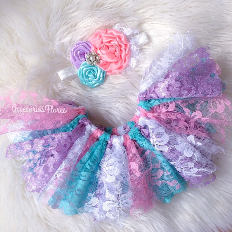 Baby girl set baby newborn gift shower photo prop newborn bloomers tutu ivory lace tutu