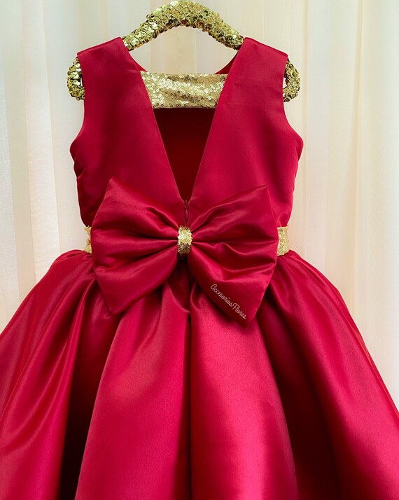 red dress birthday outfit