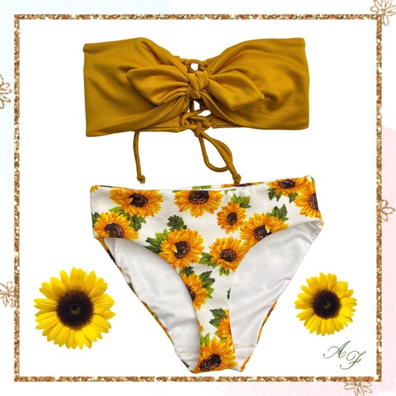 baby sunflower swimsuit