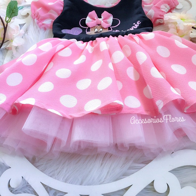 Minnie Mouse Dress Baby Minnie Minnie Birthday Dress Baby Girl Dress Pink Tutu Dress Minnie Mouse Dress Minnie Costume Clothing Girls Clothing Valresa Com