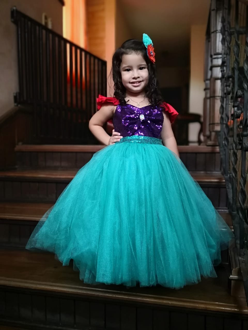 Halloween Traje De Sirenita NiÃ±a Disfraz Sirenita Con Vestido