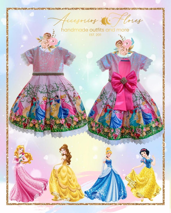 Robe princesse Disney / ARIEL / Tenue Disney / Princesse inspirée /  Cendrillon / belle / tenue disney / robe princesse / robe couleurs / bella  -  Canada