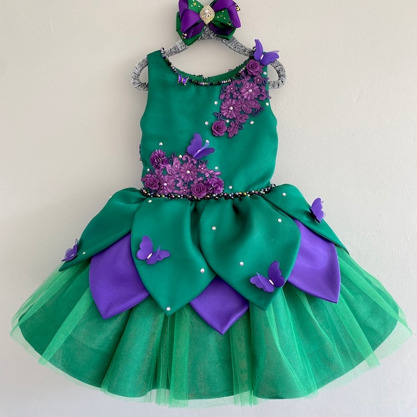 Vestido de campanilla / campanilla / traje de Disney / inspirado en princesa / traje de disney / alas de hada