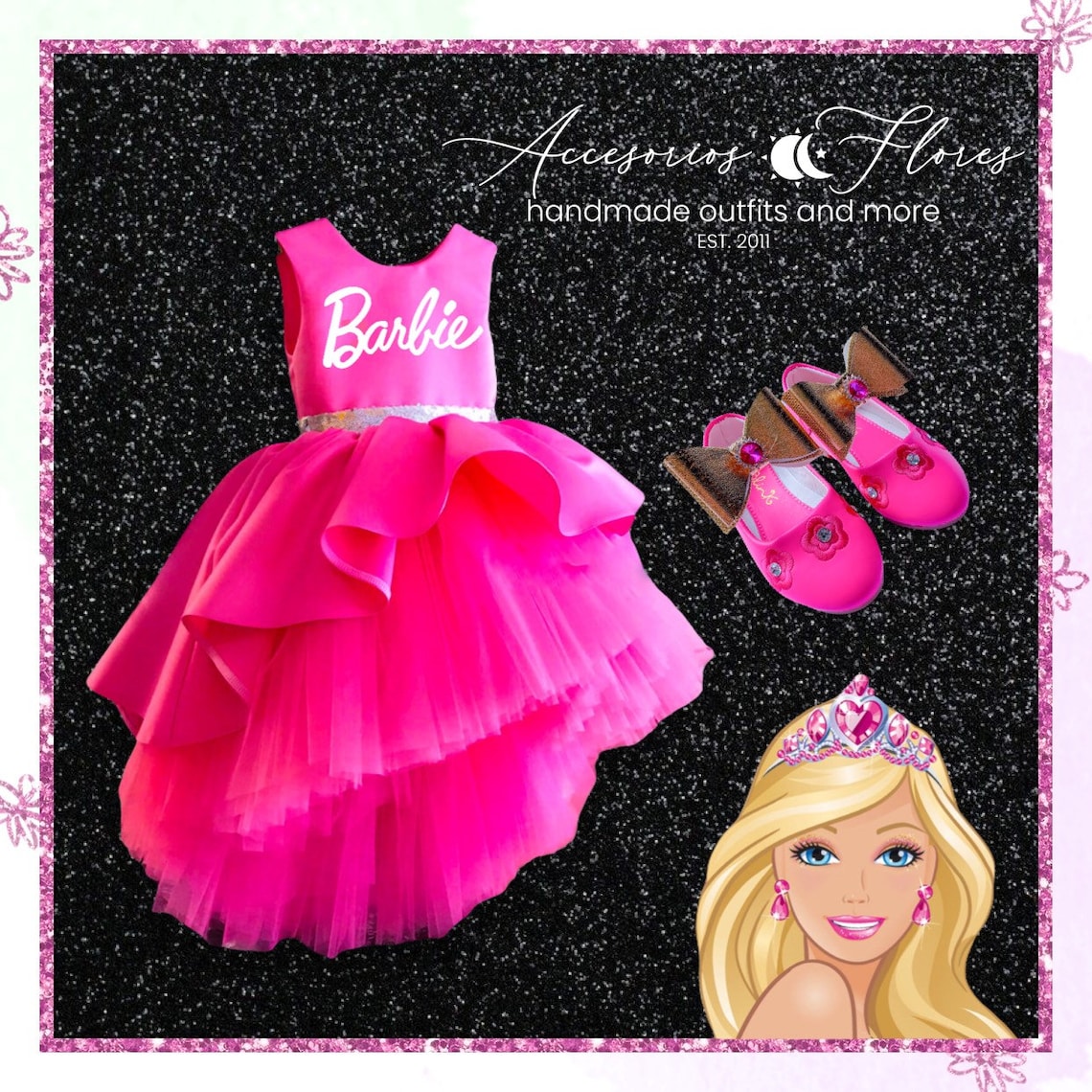 needle and thread sequin gown