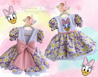 Vestido de pato Daysi / Vestido de ratón Daysi y Minnie / 1er viaje de disney / traje de disney / inspirado en disney