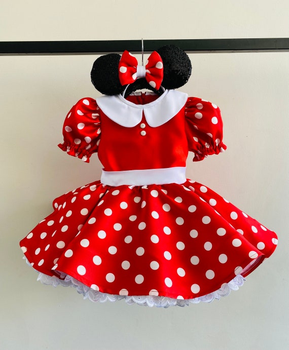 Amanecer Colibrí Coordinar Vestido Minnie / Vestido de lujo Minnie / Minnie mouse / Traje - Etsy México