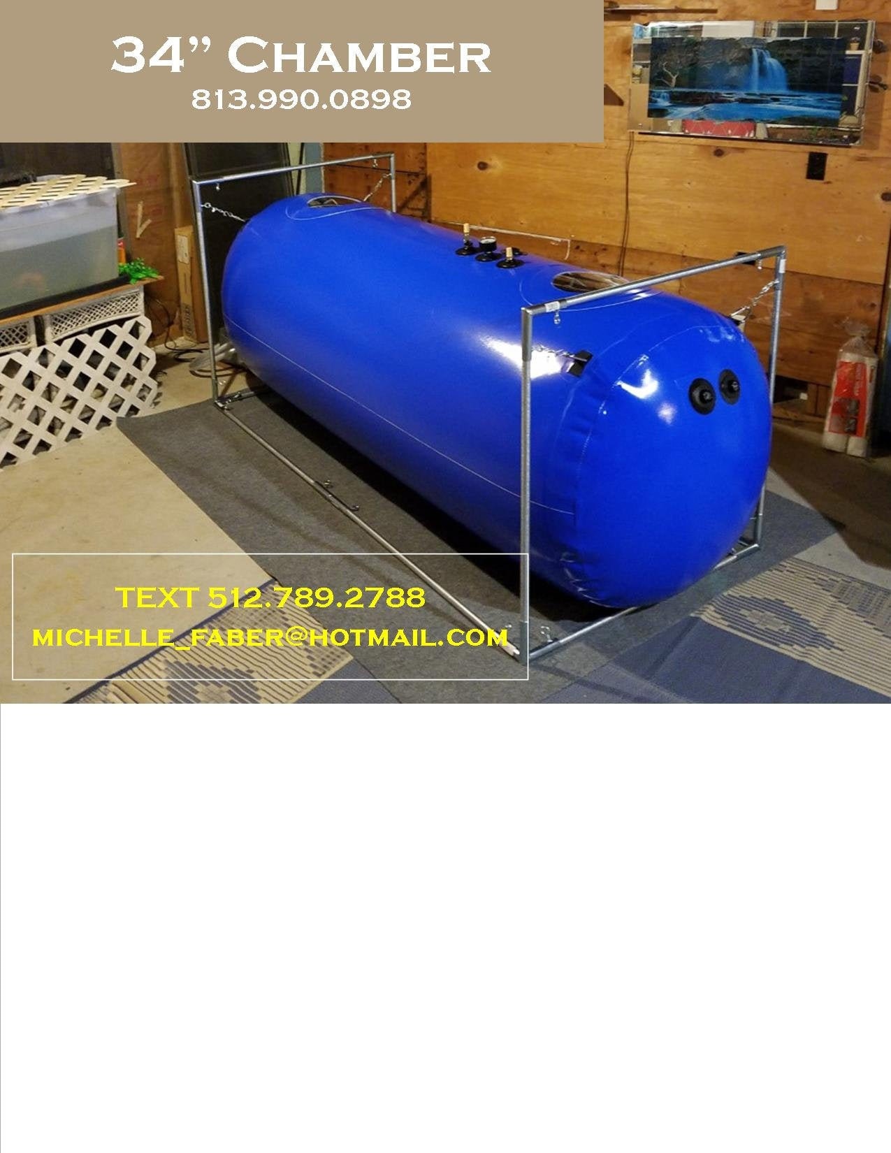 Hyperbaric Oxygen Chamber for sale Only 4 left at 75