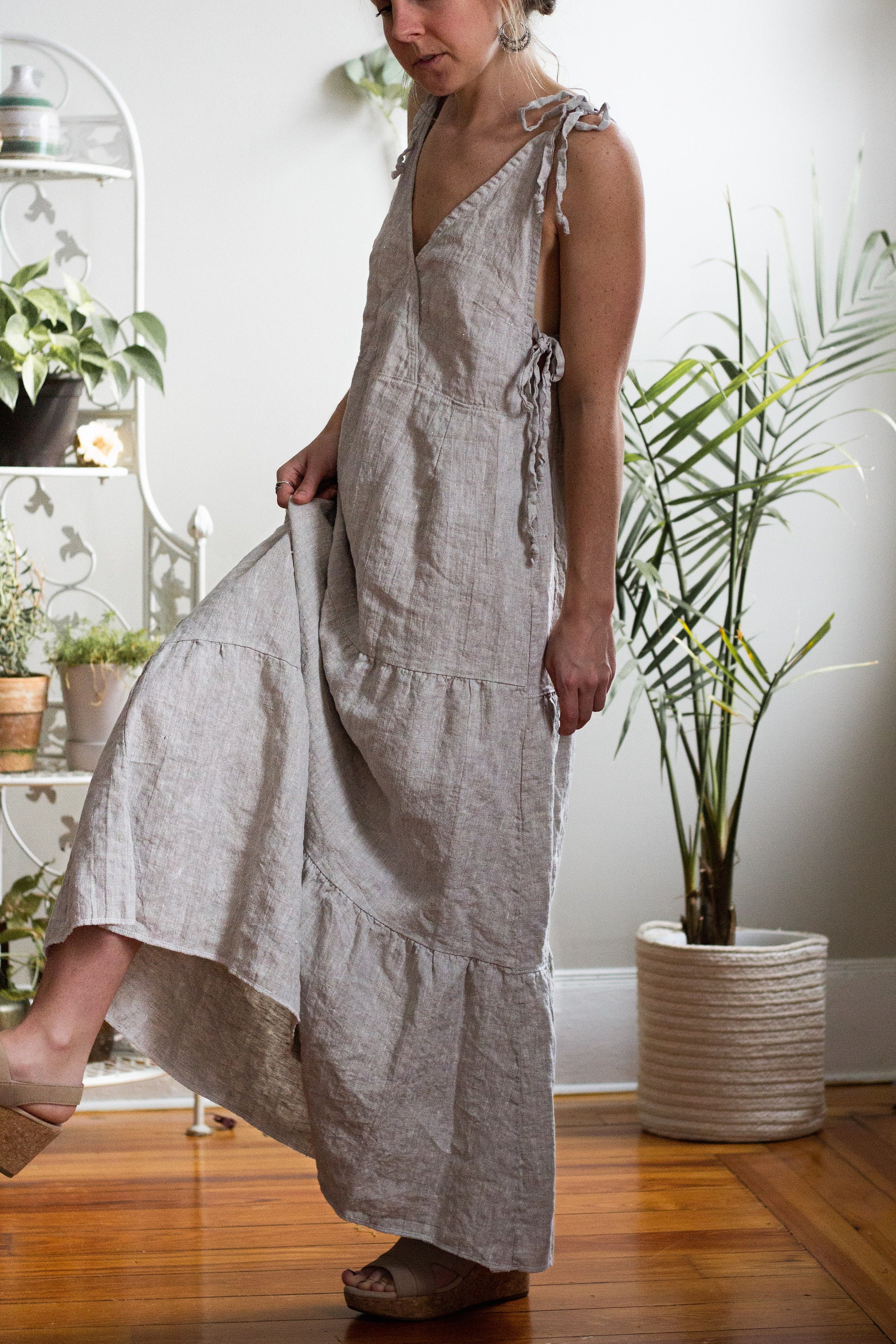 boho tiered dress pattern Tiered dress pattern inspired by the Mira from Fibre Mood