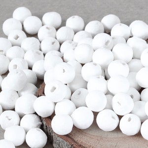 100 WatteKugeln Durchmesser 6 mm • Weiß • SPUNNYS