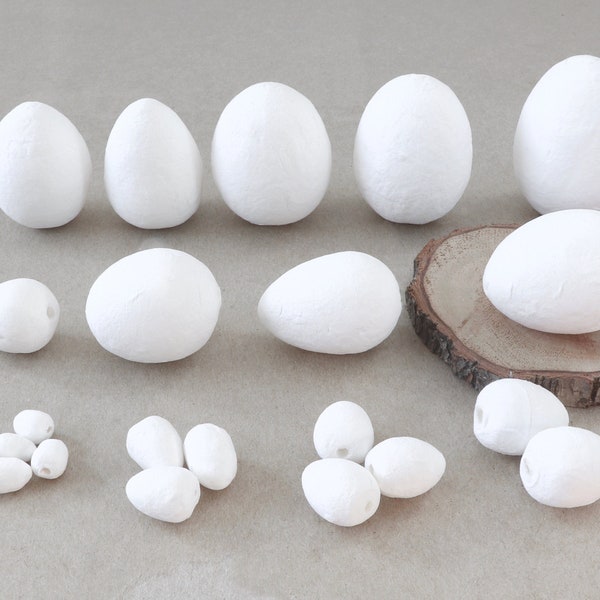 All sizes Spun Coton Eggs 12 to 60 mm • mix and match • SPUNNYS