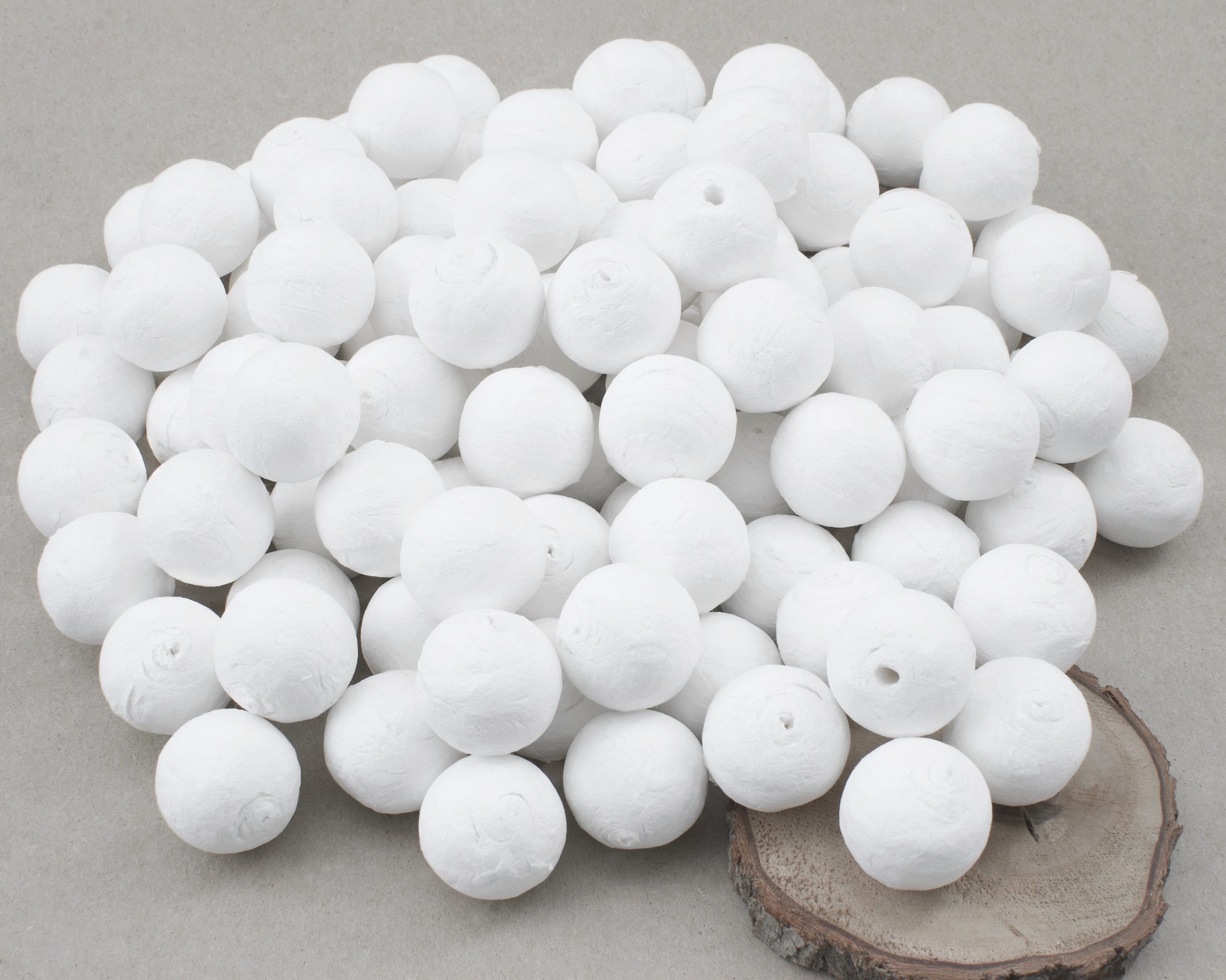 6 Pack Foam Balls for Crafts, 4-Inch Round White Polystyrene 4inch