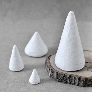 20pcs Styrofoam Cone Shaped Foam for DIY Craft Christmas Tree