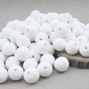 75 WatteKugeln Durchmesser 18 mm • Weiß • SPUNNYS