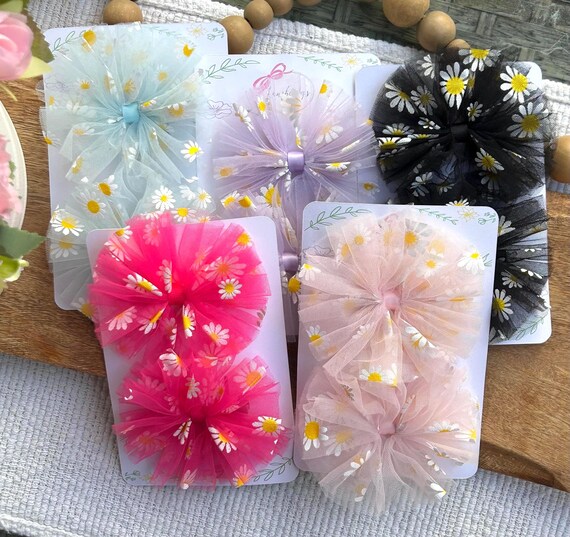 Juego de lazos para el pelo con forma de cola de cerdo, par de