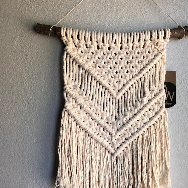 Macrame Wall Hanging Pattern: Beginner-Intermediate Tutorial (PDF Download)