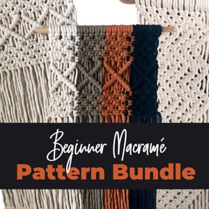 Beginner Macrame Wall Hanging Patterns: Easy Tutorials (PDFs)