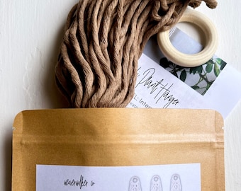 Boho Macrame Plant Hanger DIY Kit - Bodhi Design