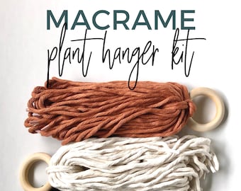 Boho Macrame Plant Hanger DIY Kit - Bodhi Design