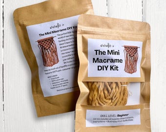 Beginner Macrame DIY Kit: Mini Wall Hanging Pattern