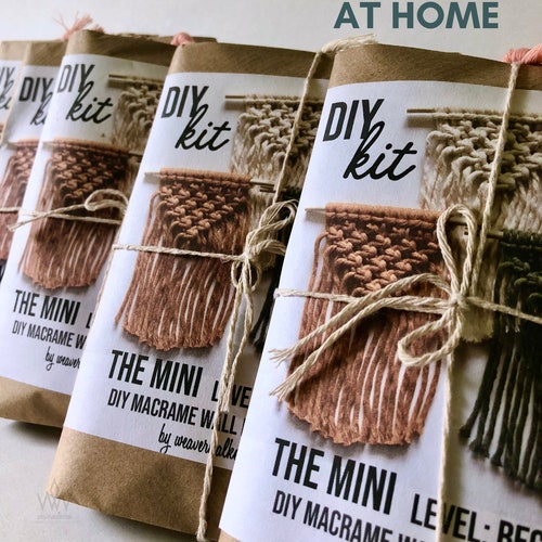 Beginner Macrame Diy Kit Make Your Own Macrame Wall Hanging Etsy