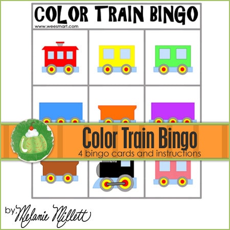 TRAIN Color Match BINGO Downloadable PDF Only - Etsy