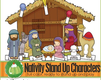NATIVITY Stand Up  - Downloadable PDF Only