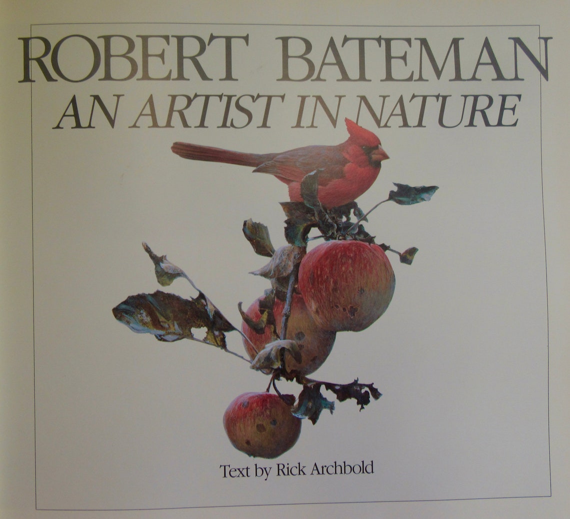 Two Volumes of Robert Bateman Books Birds and an Artist in Etsy