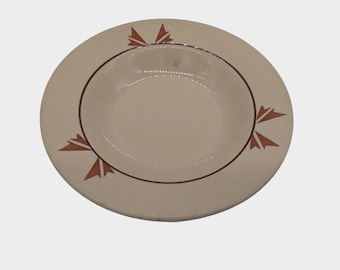 Vintage Wallace China Desert Ware One Rim Soup Bowl Restaurant Or Hotel China Unknown Pattern Scuffed Spots