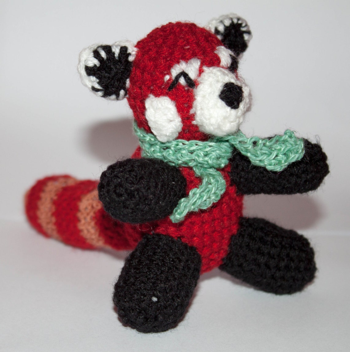 Rufus the Snuggly Plush Amigurumi Red Panda Crochet Pattern Etsy