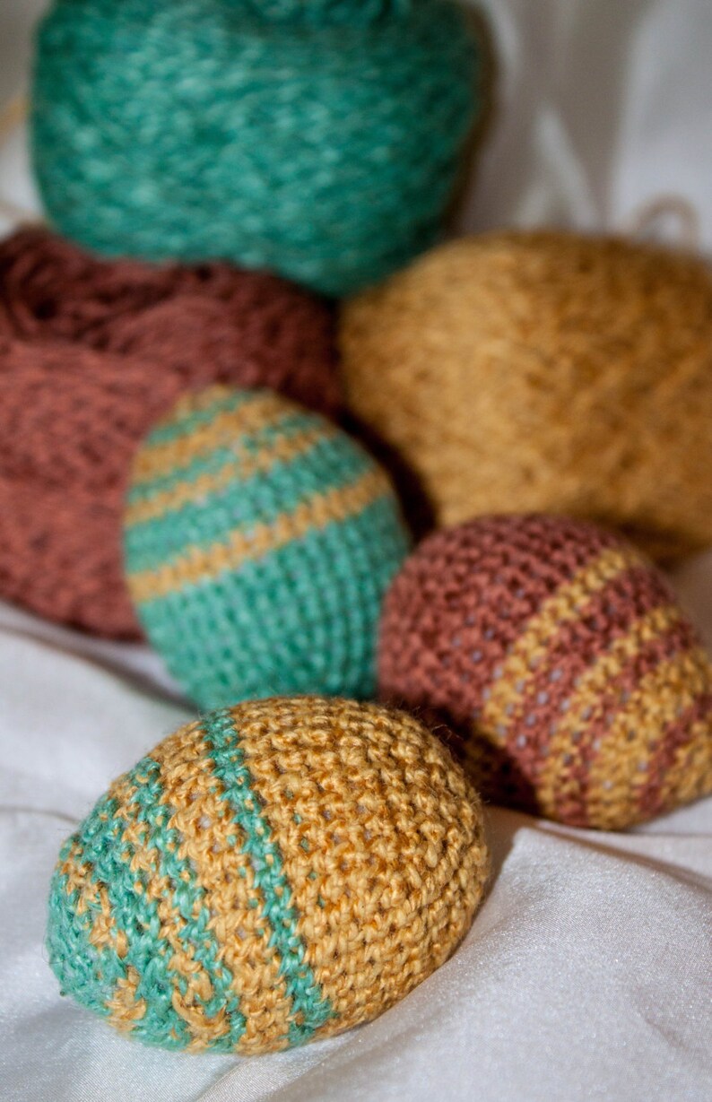 Striped Amigurumi Easter Egg Crochet Pattern - Etsy