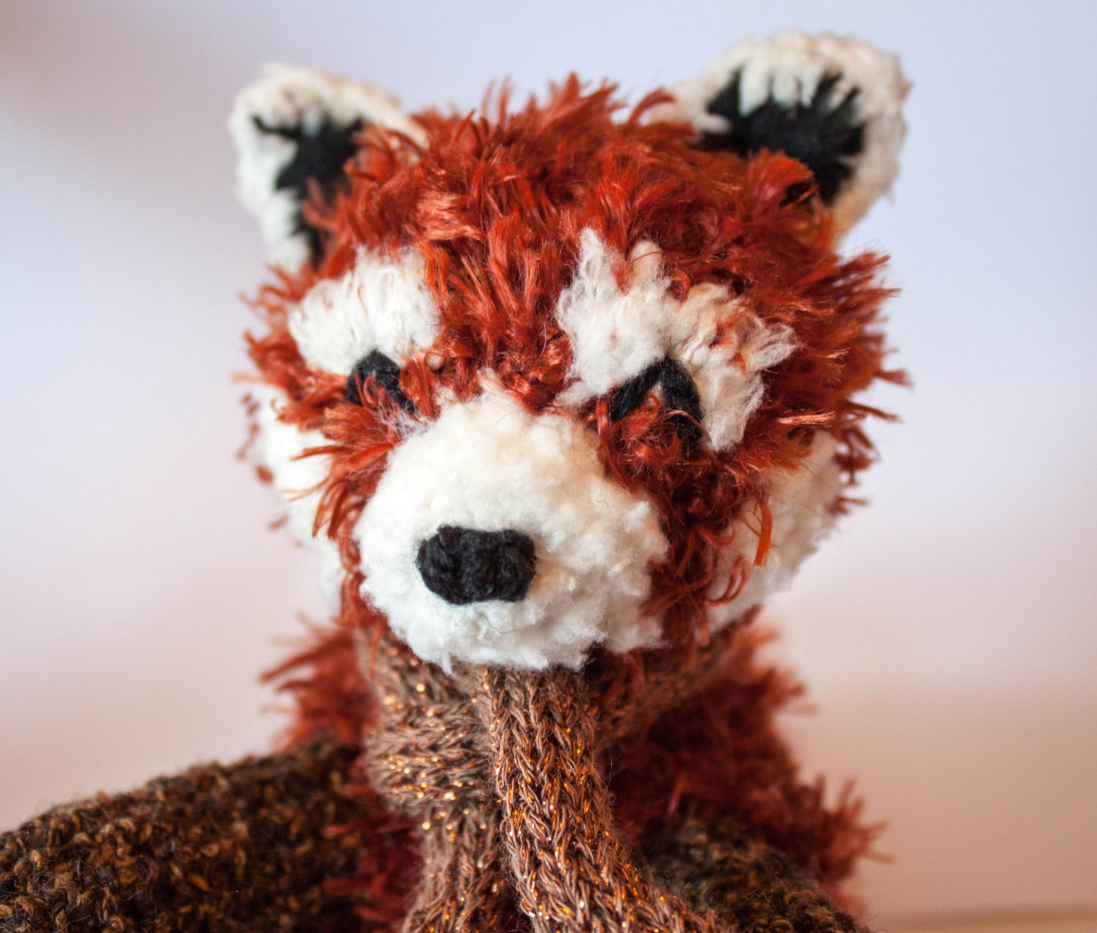 Rufus the Snuggly Plush Amigurumi Red Panda Crochet Pattern Etsy