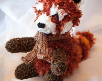 Rufus the Snuggly Plush Amigurumi Red Panda Crochet Pattern