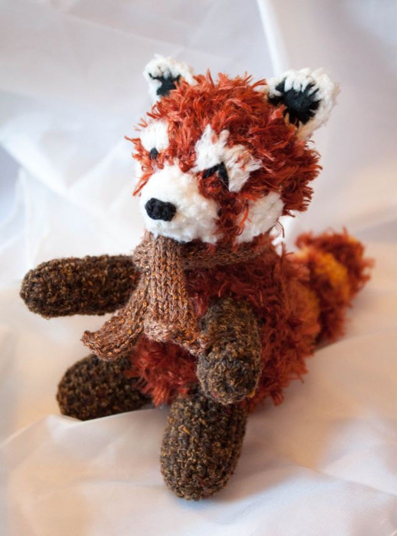 Rufus the Snuggly Plush Amigurumi Red Panda Crochet Pattern Etsy