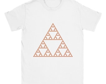 Sierpinski Triangle 5 Iterations Classic Unisex Crewneck T-shirt