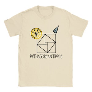 Pythagorean Tipples - Maths Joke Classic Unisex Crewneck T-shirt