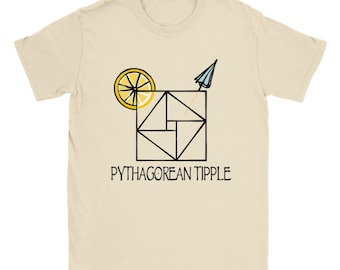 Pythagorean Tipples - Maths Joke Classic Unisex Crewneck T-shirt