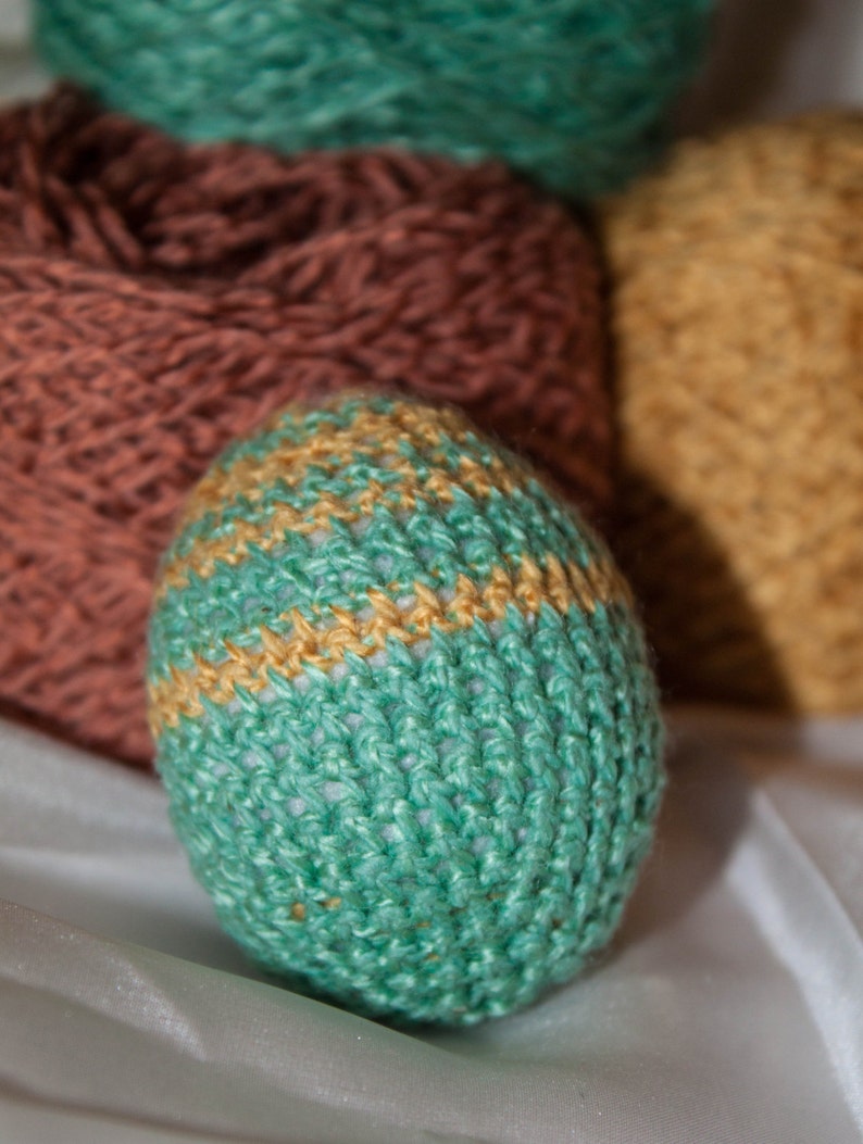 Striped Amigurumi Easter Egg Crochet Pattern - Etsy