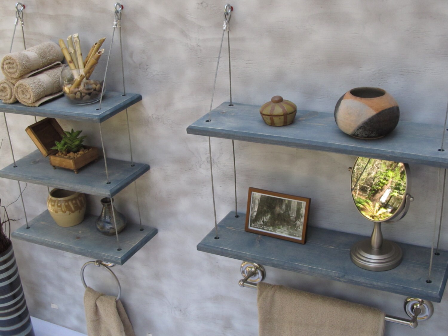 BadezimmerRegale schwimmende Regale Industrielle Regale | Etsy