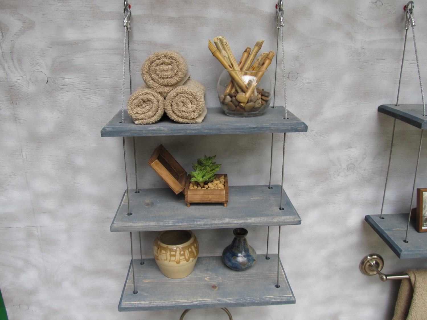 Bathroom shelves floating shelves industrial shelves Etsy