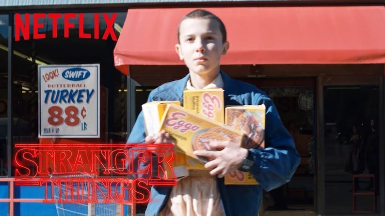 MvZDesigns MvZ Self Tie or Pre-Tied Breakfast anyone? Stranger Things Friends don/'t Lie Toaster Waffles Gift Let Go My EGGO Bow Ties